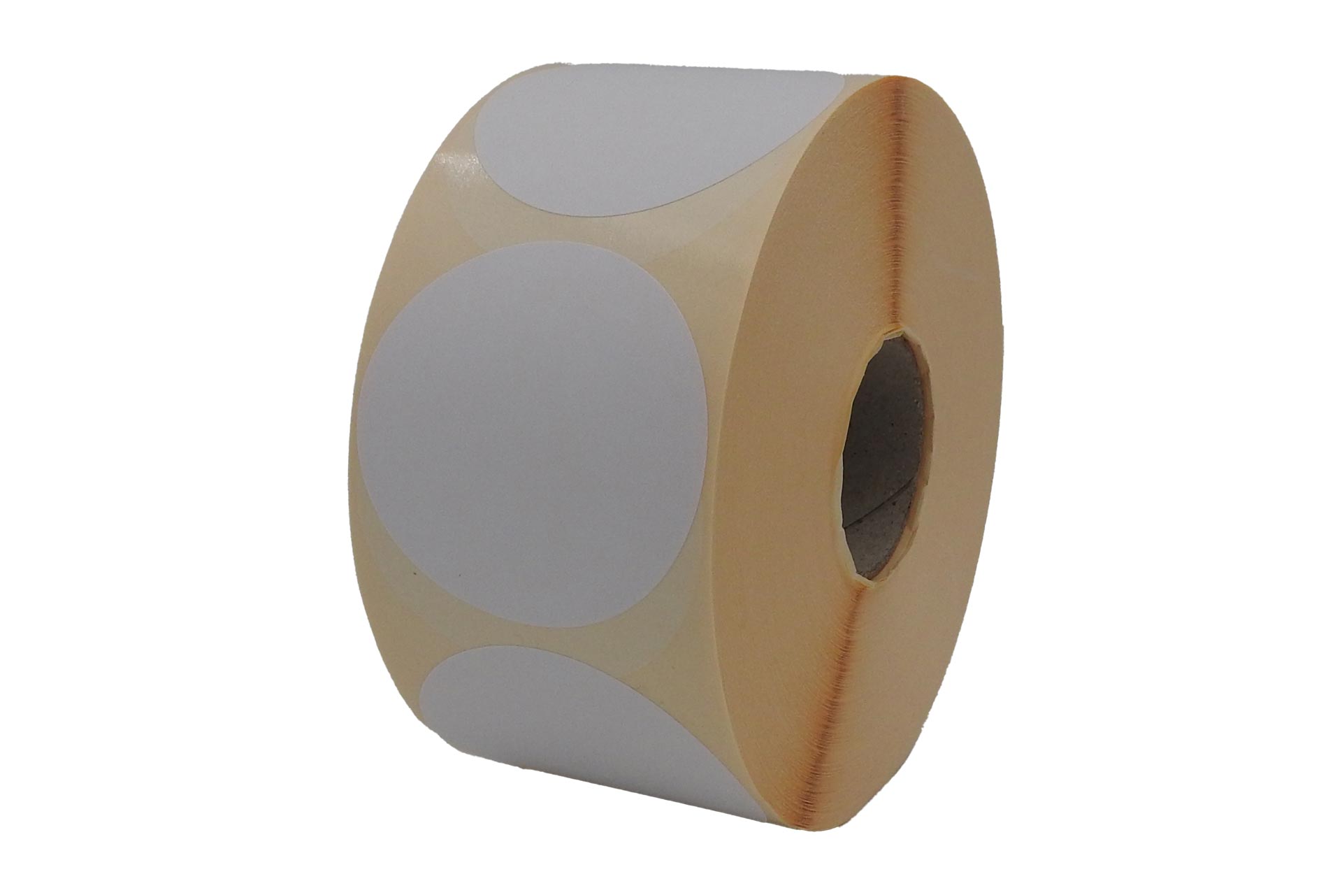 Blanco etiketten ⌀ 62mm á 1.500 per rol